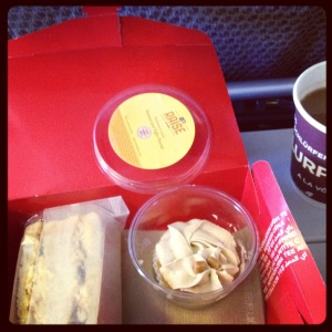 This, according to Virgin Atlantic, is 'afternoon tea'.