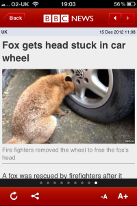 It must have been a slow news day at the BBC.