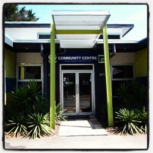 Yes, this is the Community Centre in Neighbours. Yes, we did go on the set tour. Yes, it is as underwhelming as you'd expect if you haven't seen the show in 15 years.